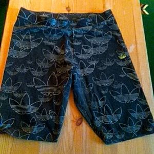 Adidas black biker shorts